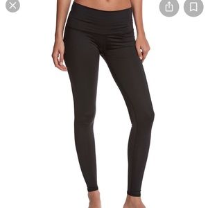 Teeki Solid Black Hot Yoga Pants